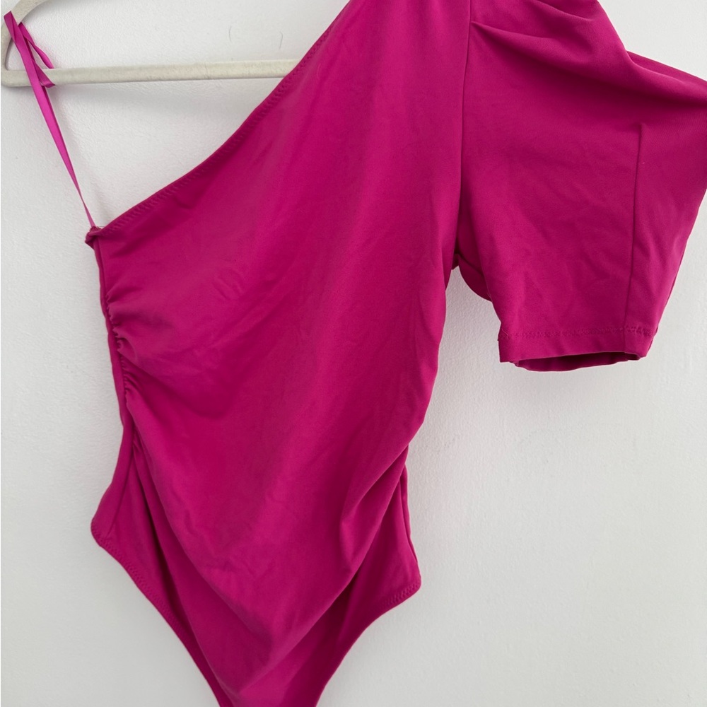 Free People Vibrant Pink Top
